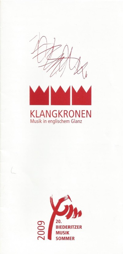 2009 || KLANGKRONEN: Musik in englischem Glanz