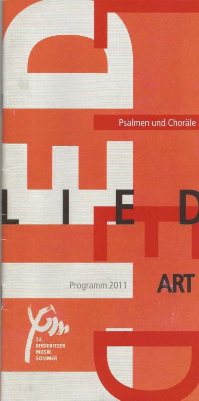 2011 || liedArt: Psalmen und Choräle